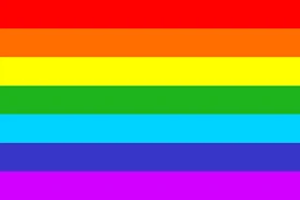 Pride flag supporting LGBTQIA+ community